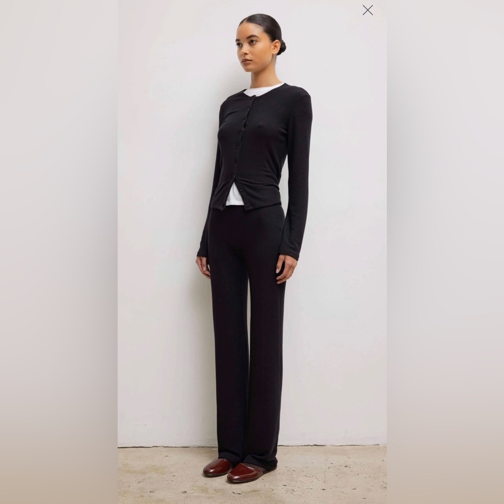 Leset Lauren High Rise Straight Leg in Black
